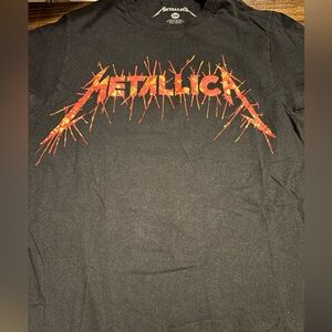 Men’s Black Graphic Metallica  T-Shirt